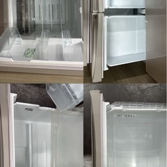 A1726🌟配送✅設置🉑‼️2016年製東芝6ドア509L  冷蔵庫GR-K510FD (EC)🌟動作確認済⭕️保証付き✅の画像