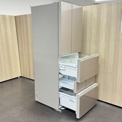 A1726🌟配送✅設置🉑‼️2016年製東芝6ドア509L  冷蔵庫GR-K510FD (EC)🌟動作確認済⭕️保証付き✅の画像