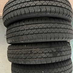 軽バン12インチ夏タイヤ４本セットの画像