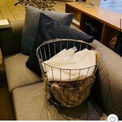 （決まりました）無印良品　ステンレス　ランドリーバスケット　大の画像