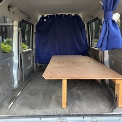 エブリィバン5速マニュアル　ルーフボックス、サイドオーニング、簡易ベッド付　車検1年残　初年度登録H22.12の画像