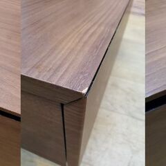 MK マエダ CUBO クボ リビングテーブル 両面引出し ブラウン 木目 センターテーブル 参考価格68800円■幅80㎝×奥行80㎝×高さ30㎝■近隣配送無料 買取帝国 朝霞店の画像