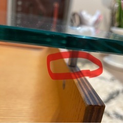 取りに来られる方限定！ガラス天板センターテーブルのご紹介です！の画像