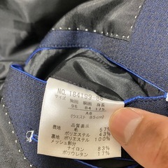 スーツ　renoma A6サイズ　3ピースの画像