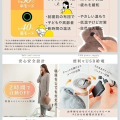 新品未使用　USB あったかフワフワ　ホッカイロの画像