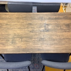 【リサイクルサービス八光】幅120㎝　4人掛け　ダイニング5点セットの画像