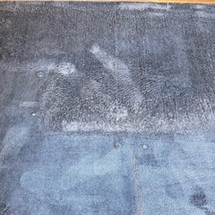 ニトリ　ラグ　グレー(200×200)の画像