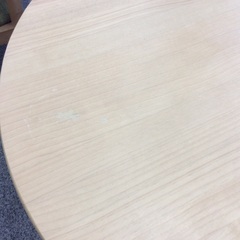 【IKEAのダイニングセット】 ダイニングセット　IKEA　イケア　食卓テーブルセット　イス2脚　丸形テーブル　バーチ材　パイン材　：ナチュラル の画像