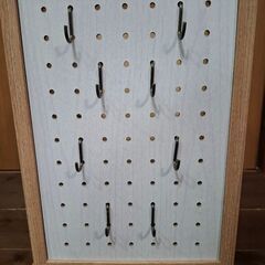 手作りのお店風アクセサリーディスプレイ　回転式の画像