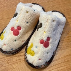 新品 足首まであったかな脱ぎ履きしやすいもこもこ ボア スリッパの画像