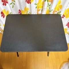 【お取引中】🌹折り畳みデスク🌹黒🌹幅75cm 立てるのも畳むのも1分です‼️✨の画像