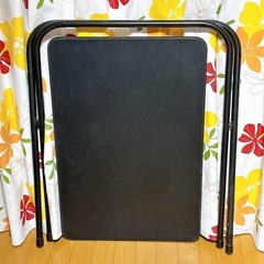 【お取引中】🌹折り畳みデスク🌹黒🌹幅75cm 立てるのも畳むのも1分です‼️✨の画像