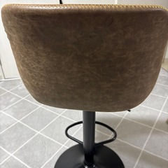 椅子　回転式　上下可能　カウンターチェアの画像