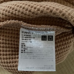 UNIQLOワッフルワンピースの画像