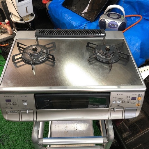 ノーリツ　LPガスコンロ　両面焼きグリル　LW2269AR  GCP