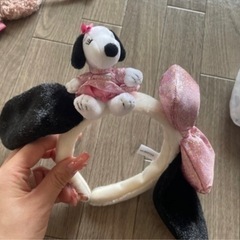 カチューシャ　ミニー　スヌーピー　ユニバ　ディズニーの画像
