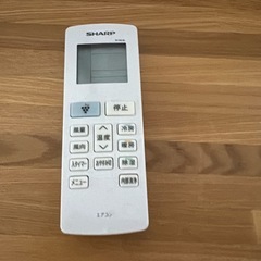 SHARPエアコン室内機室外機の画像