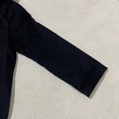 美品　ピュアカシミア100% ブラックロングコートの画像