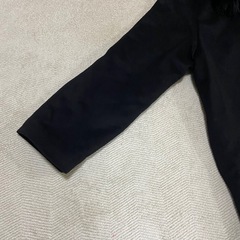 美品　ピュアカシミア100% ブラックロングコートの画像