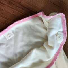 ポンチョ　ミキハウス　サイズフリー70-90の画像