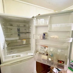 差し上げます。お引き取り　HITACHI 冷蔵庫 410L 中古品の画像