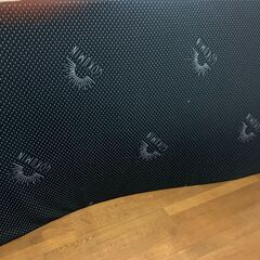 【無料】黒低反発マットレス　2000×1000×50　シミありの画像