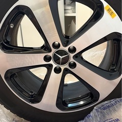 メルセデスベンツGLC19インチ 純正ホイール 4本 空気圧センサー付　DM-V3 235/55R19の画像