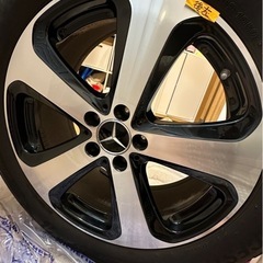 メルセデスベンツGLC19インチ 純正ホイール 4本 空気圧センサー付　DM-V3 235/55R19の画像