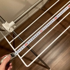 アイリスオーヤマ　室内物干し台の画像