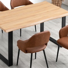 一枚板ダイニングテーブル　の画像