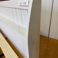 無料　ニトリ製シングルベッドの画像