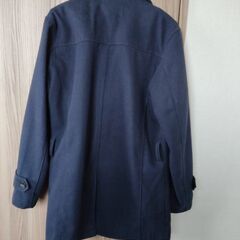 【価格相談可】ピーコート（メンズの L サイズ 、生地はメルトン、色はネイビー）の画像
