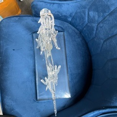 ガラスの龍のお着物の画像