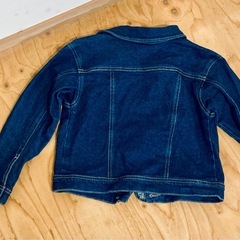 【140サイズ】デニムジャケット|フリル【女の子】の画像