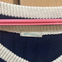 ネイビー　ニット　Mの画像