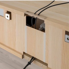 IKEA BESTÅ テレビ台 扉付き / ホワイトの画像