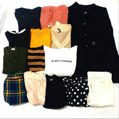 【★最安値★】美品多数 レディース 衣類 秋冬服 40点 まとめ売り ニット コート サイズ多数 婦人服の画像