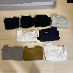 全てユニクロ　パンツ、Tシャツ　計13点の画像