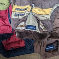 110　男の子　冬服　17点　アウター　ジャンプスーツ　肌着　パジャマ　セット　まとめの画像