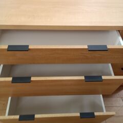 ★リユースのサカイつくば店★TK7208 ニトリ レンジ台 ナチュラル H85×D41×W120 クリーニング済みの画像