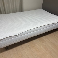 【12/27AM引取希望】無印良品　脚付マットレス　セミダブルの画像