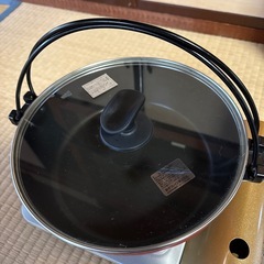 すき焼き用鍋　セラミックコーティング　蓋付きの画像
