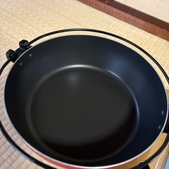 すき焼き用鍋　セラミックコーティング　蓋付きの画像