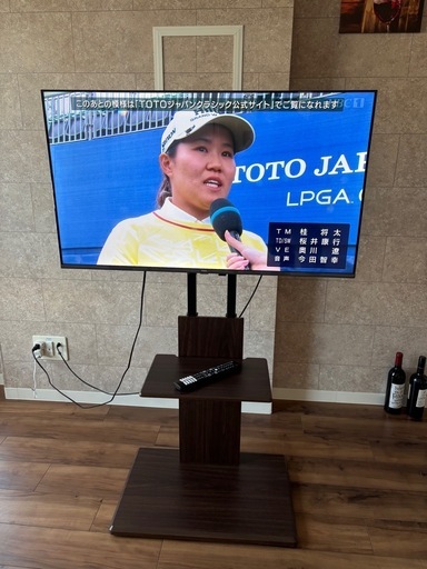 2024年製　TCL 40インチ 2Kスマート液晶テレビ 40S5401 リモコン付き スマートテレビ TV テレビ台セット