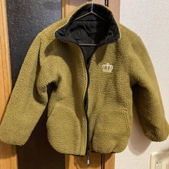 12.ベビードール　リバーシブル裏ボアアウター　100cmの画像