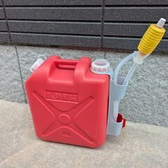 灯油ポリタンク缶20L 給油ポンプ付きの画像