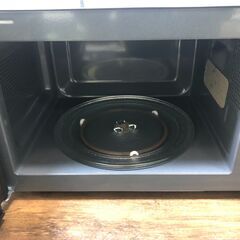 【ジャングルジャングル石津店】y.select ブラック 単機能電子レンジ YMW17HL6K 60HZ　ブラック　 2024年式　 ターンテーブル   新生活 堺市 堺区 西区 石津の画像