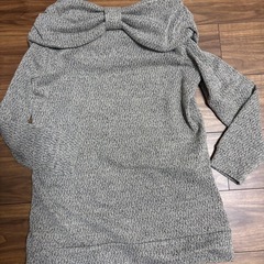 薄手ニットミニワンピの画像