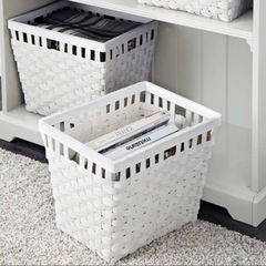 美品　IKEA 収納バスケットの画像