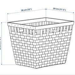 美品　IKEA 収納バスケットの画像